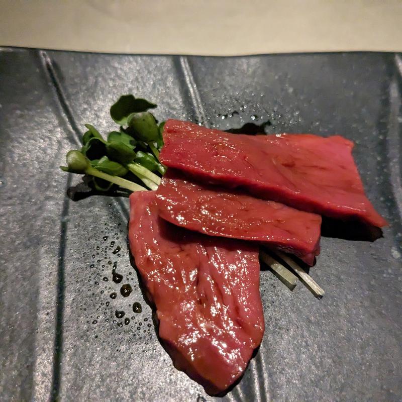 ハツ刺し(誦月)