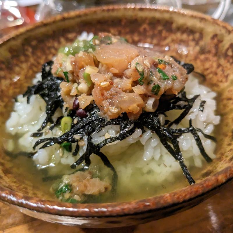 お茶漬け(狸穴)