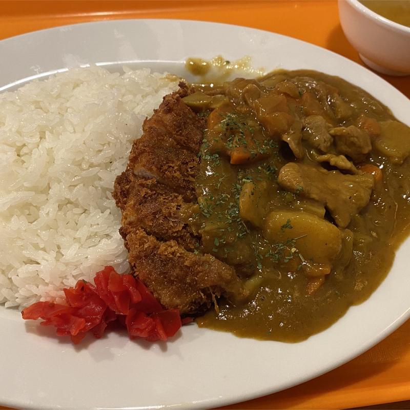 カツカレー(大衆食堂かわぐち)