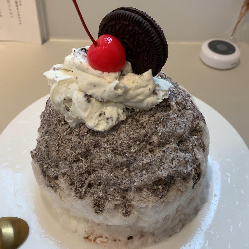 クッキーアンドクリーム氷(Bonnel Cafe nook（ボンヌカフェ ヌック）)