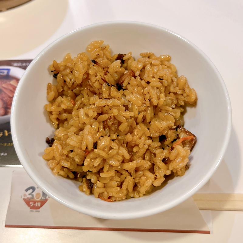 (やよいそば)炊き込みご飯(新横浜ラーメン博物館)