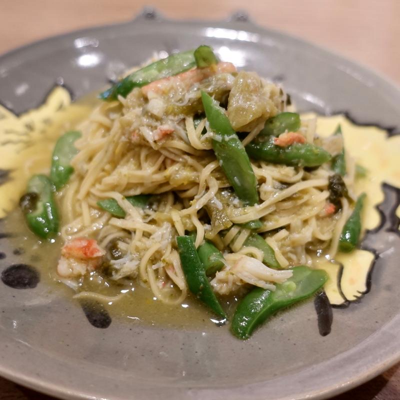 ズワイ蟹と宮古野菜のクワトロベッロ(Grand Bleu Gamin（グランブルーギャマン）)