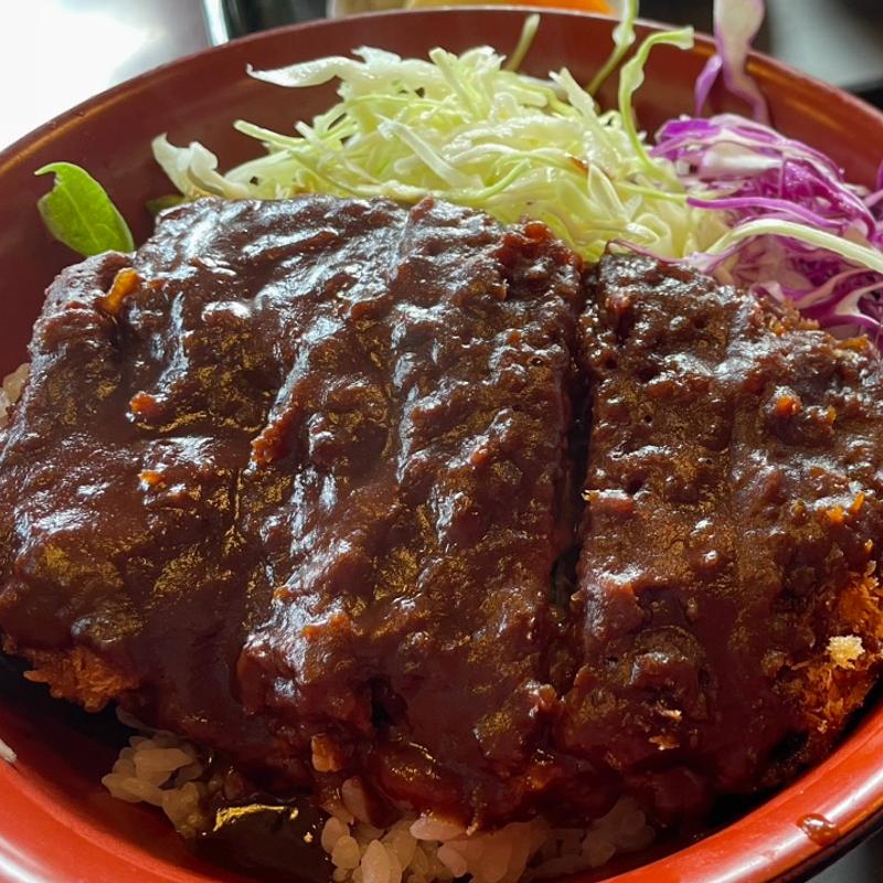 梅味噌カツ丼(岩井屋 )
