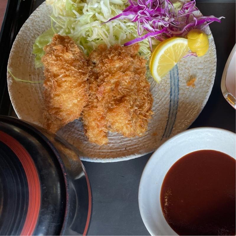 カキフライ膳(岩井屋 )