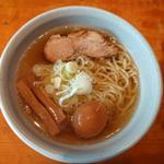 らーめんmacro(煮玉子トッピング)(人類みな麺類東京本店)