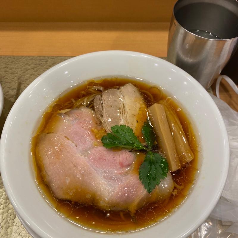 地鶏醤油らーめん(なにわ麺次郎)