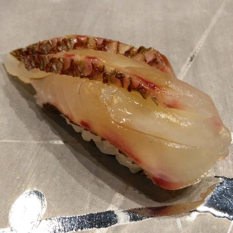 明石の鯛(鮨一也)