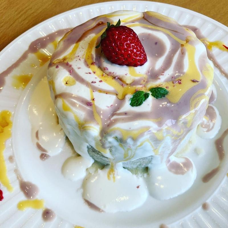 かき氷(柿の葉茶専門店SOUSUKE by ほうせき箱)