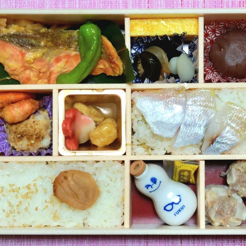 【限定】福井県×BSフジ「小山薫堂 東京会議」×崎陽軒 「福笑御膳」のへしこ糠とちりめんじゃこのポテトサラダ(崎陽軒 東武百貨店池袋店)