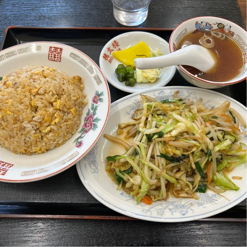 チャーハンセット(桃太楼)