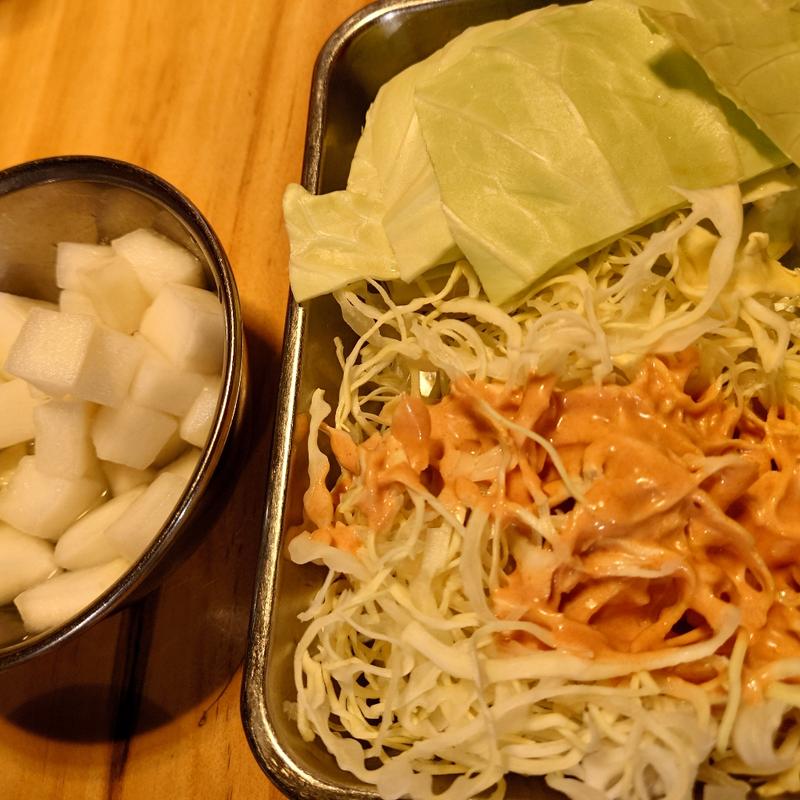 お通し1人(お替り自由)(辛ちゃん 大久保店)