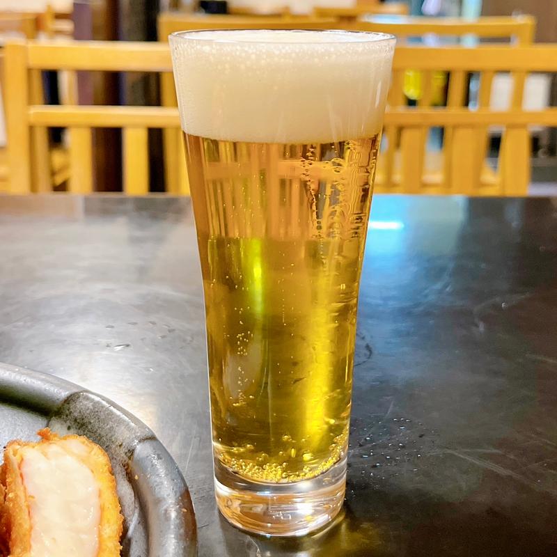 ひとくち生ビール(とんかつ にいむら 本店 )