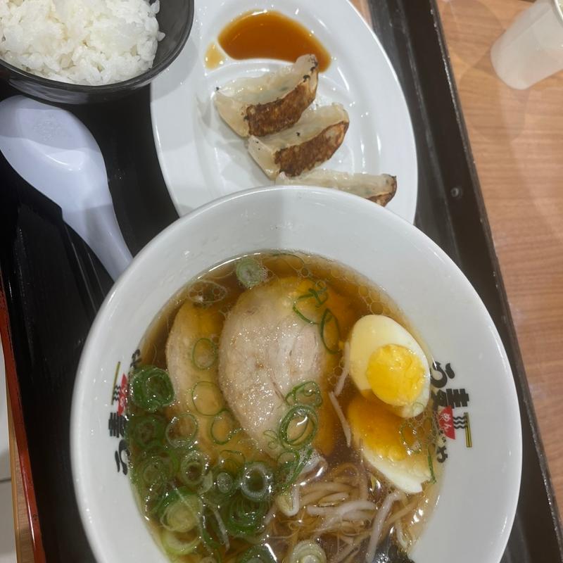 岡山ラーメンセット(吉備SA (下り)フードコート)