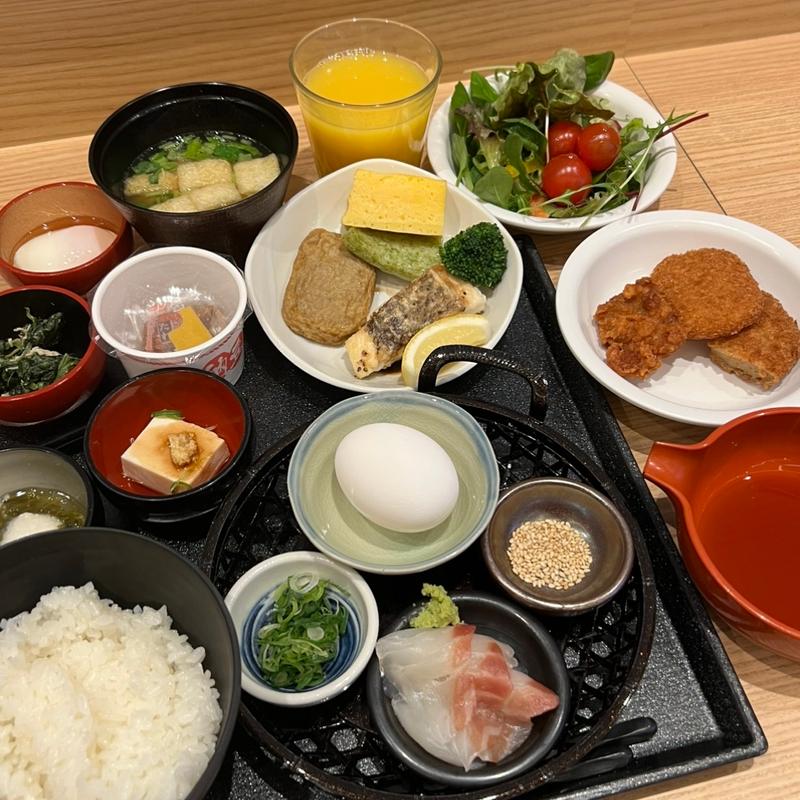 モーニングビュッフェ(天然温泉石手の湯ドーミーイン松山)