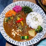 赤ワイン仕立てのラムカリィ(Mikazuki curry SAMURAI. 下北沢店)