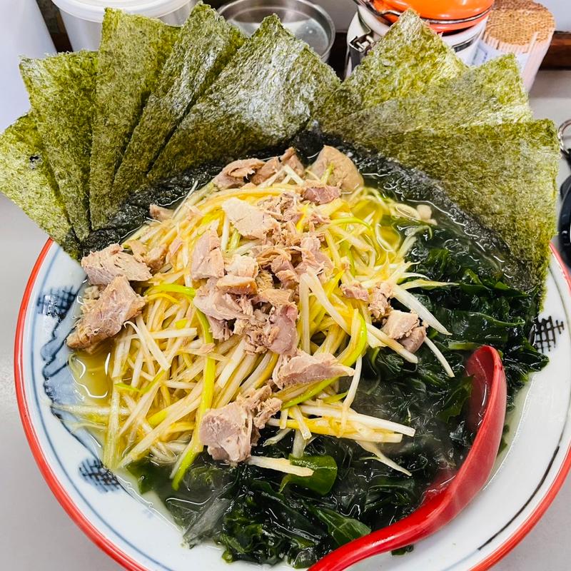 ネギラーメン＋海苔＋わかめ(ラーメンショップ 122号騎西店)