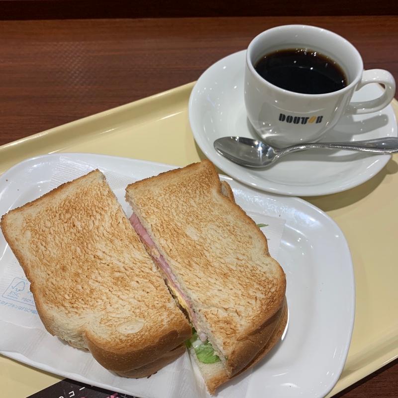 モーニング・セットA(ドトールコーヒーショップ新宿青梅街道店)
