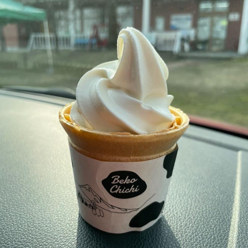 べこの乳ソフトクリーム(会津のべこの乳　アイス牧場 )