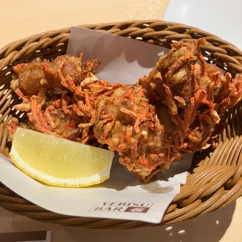 紅生姜唐揚げ(ヱビスバー 札幌アピア店 (YEBISU BAR Sapporo Apia))