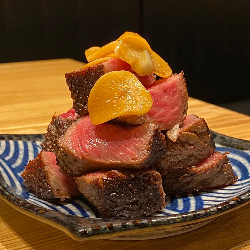 塊 極ロースステーキ(焼肉JIN NAGOYA)