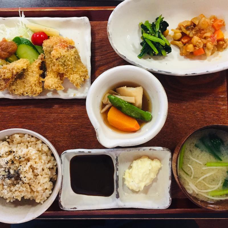 お魚のランチ(地球畑カフェ 草原をわたる船 )