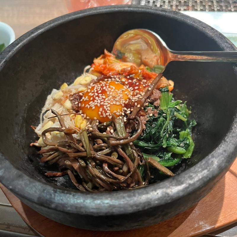 石焼ビビンバ(牛兵衛 草庵 そごう大宮店)