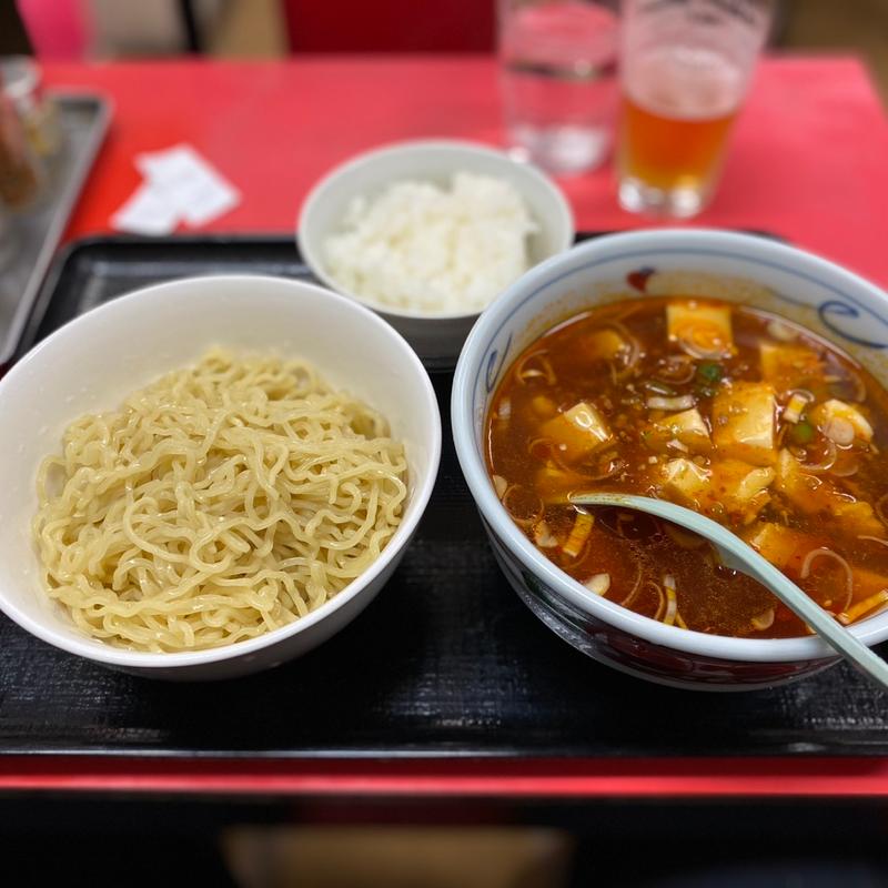 マーボーつけ麺　小ライス付き(ラーメン末広本店 )