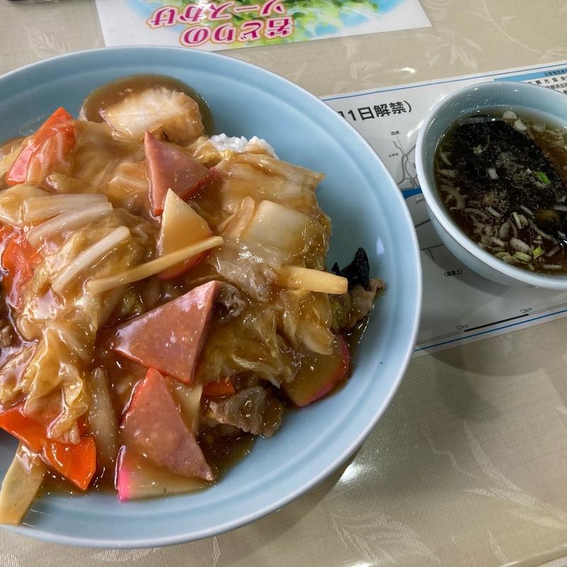 五目かけご飯(中華料理 東龍)