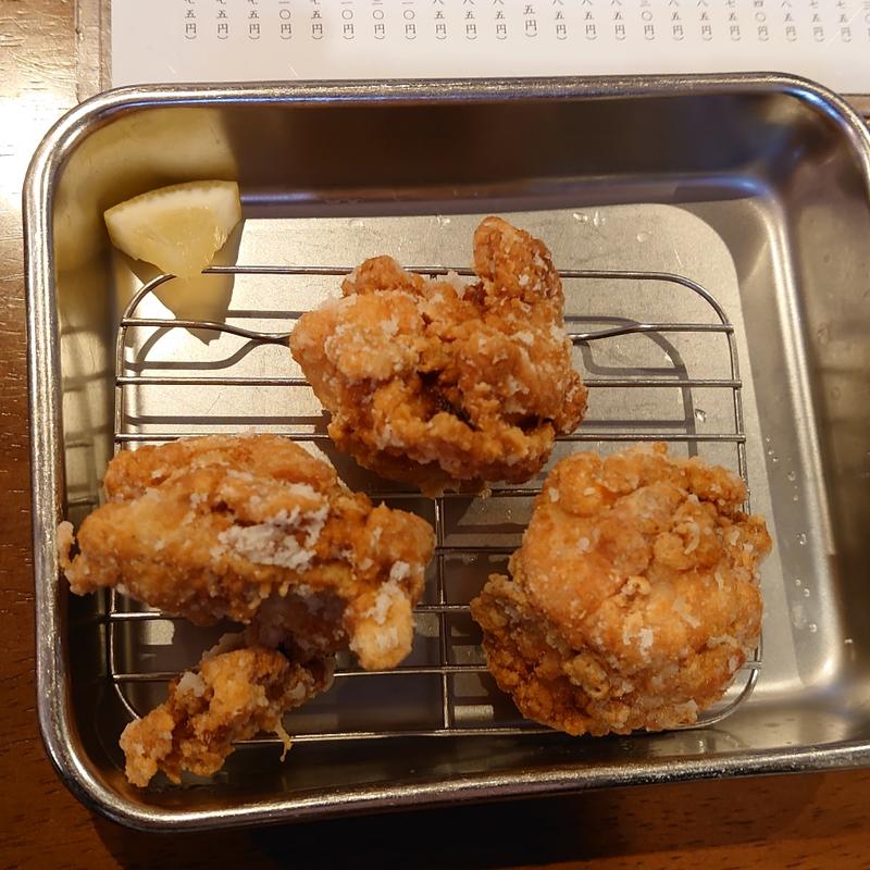 地養鳥 唐揚げ(大衆酒場こいさご)