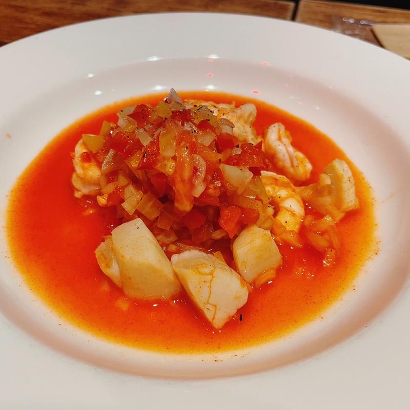 魚貝のマリネサルピコン(バル・デ・エスパーニャ・リサ・リサ)