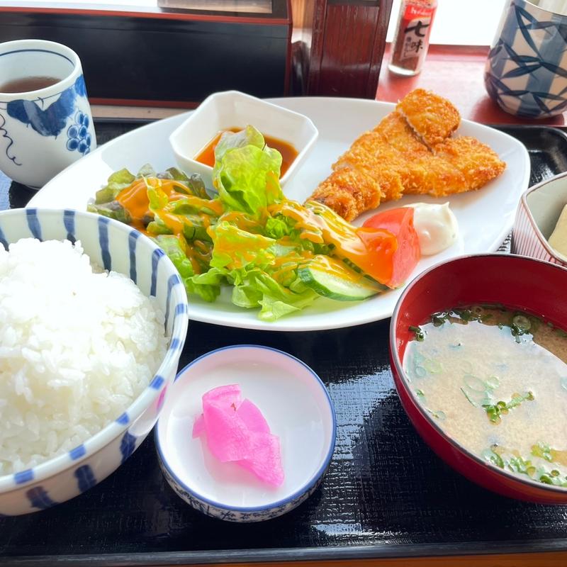 マグロカツ定食　ライス大(水門まつり （みなとまつり）)