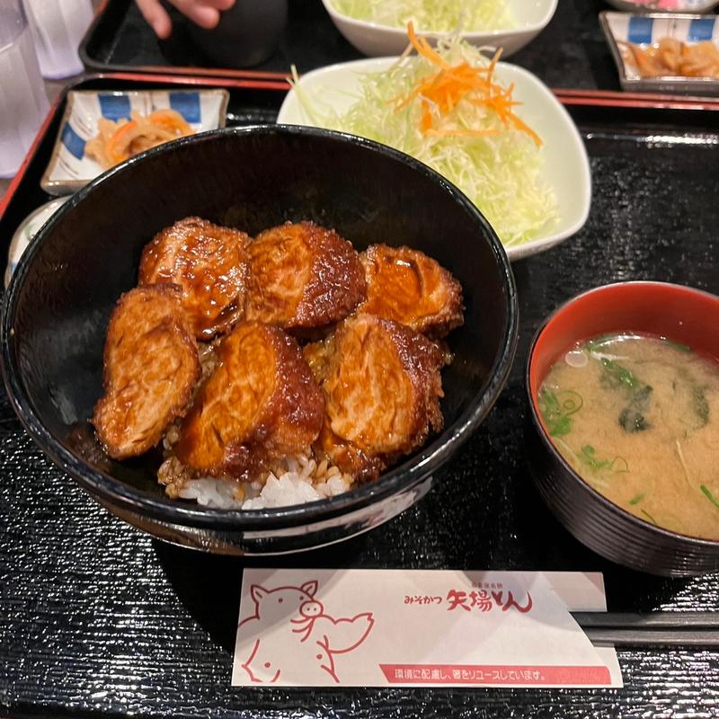 みそひれかつ丼(矢場とん 名古屋ルーセント店)