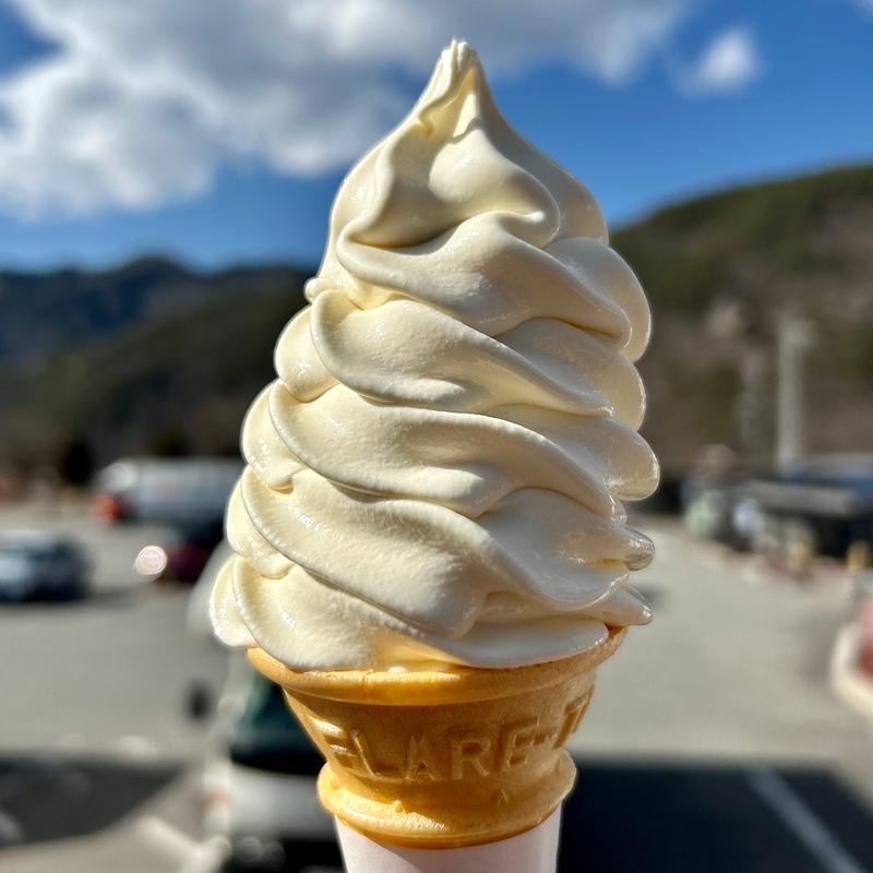 ソフトクリーム(道の駅 日義木曽駒高原)