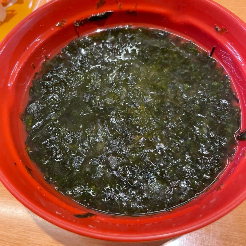 あおさの味噌汁(スシロー 新潟小新店 )