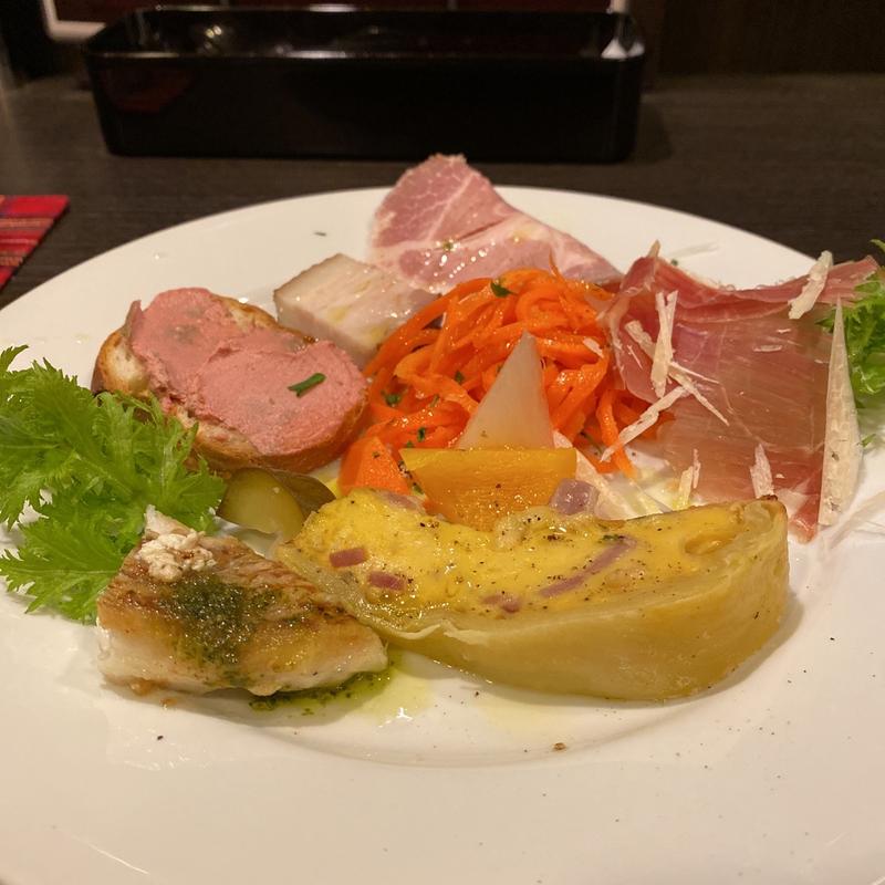 前菜の盛り合わせ(ビストロバル こば軒)