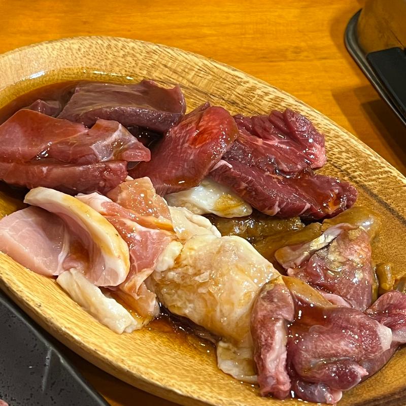 謎肉盛り合わせ(焼肉 輝之進 宇都宮店)