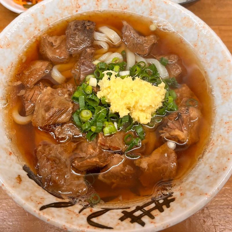 肉うどん小(めん処 ふくや)