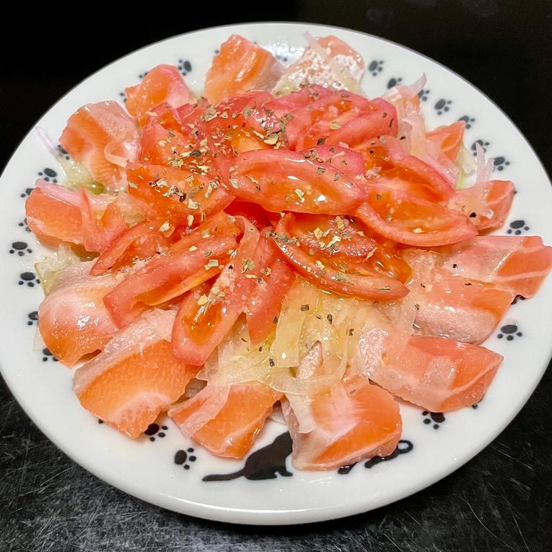 サーモンのカルパッチョ(ロピア ららぽーとTOKYO-BAY店)