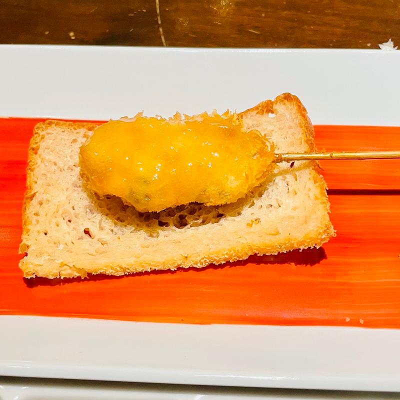 季節の串カツ10本コース　はまぐり(串カツとワインの店 燈（Tou）)