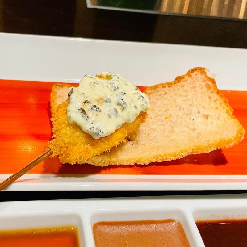 サーモンタルタルソース(串カツとワインの店 燈（Tou）)