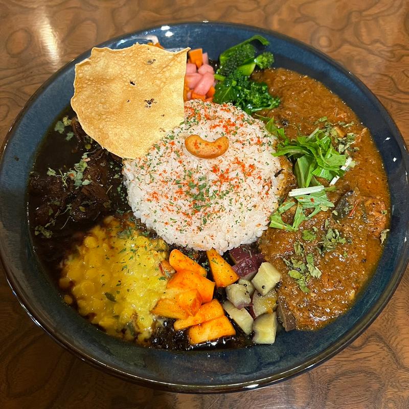 あいがけカレー(カリー家 ゆるり)