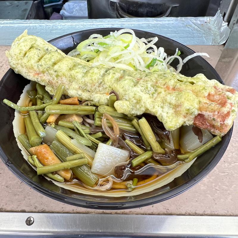 冷やし山菜そば(駅そば 第5売店)