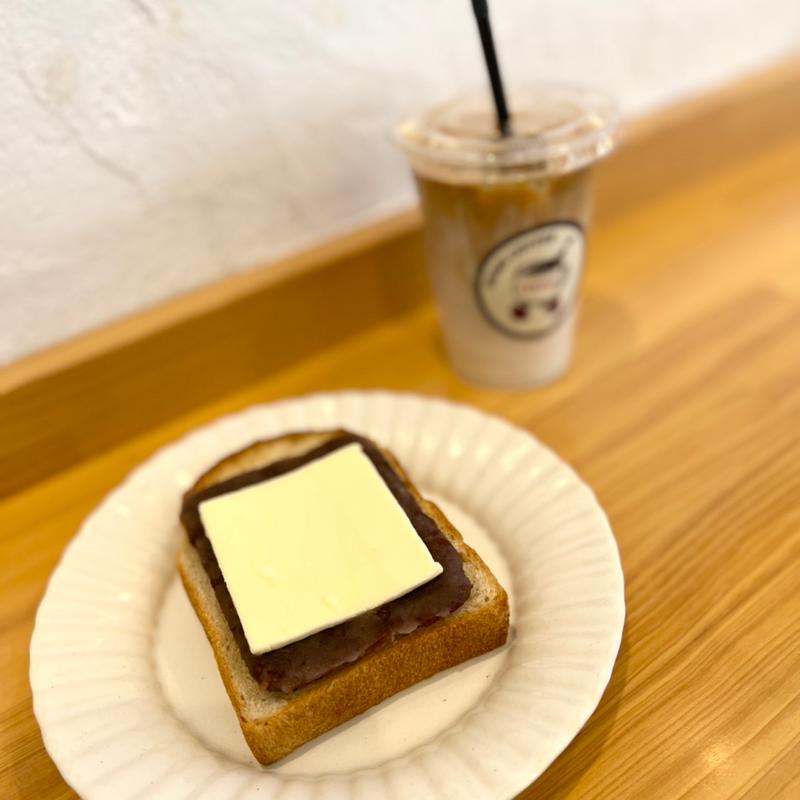 あんバタートースト(ROWS COFFEE)