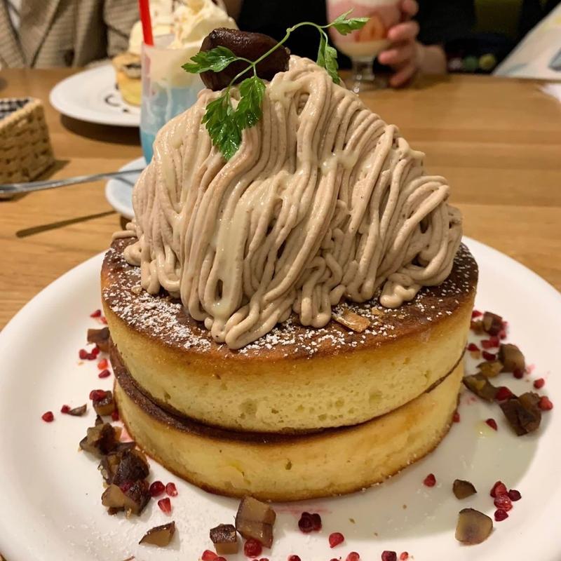 モンブランパンケーキ(アクイーユ 横浜店)