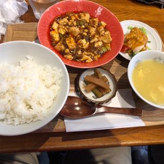 麻婆豆腐定食(かめだ町中華つのだ)