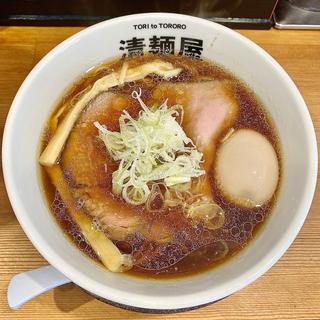 鶏そば醤油(並)(清麺屋)