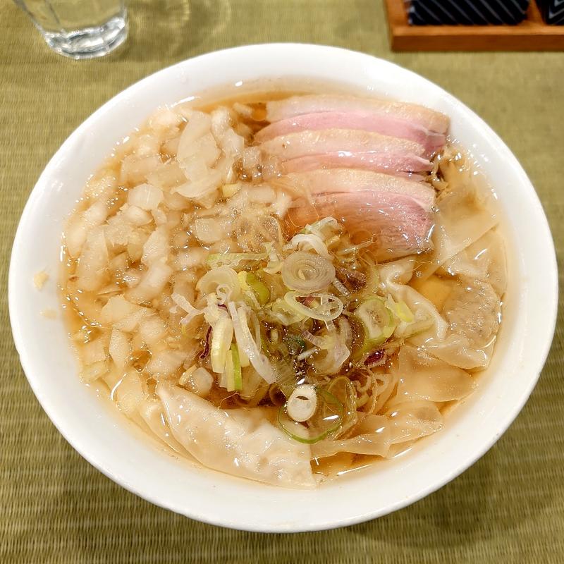 鴨ワンタン麺(らーめん 鴨to葱)