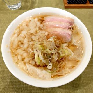 鴨ワンタン麺(らーめん 鴨to葱)