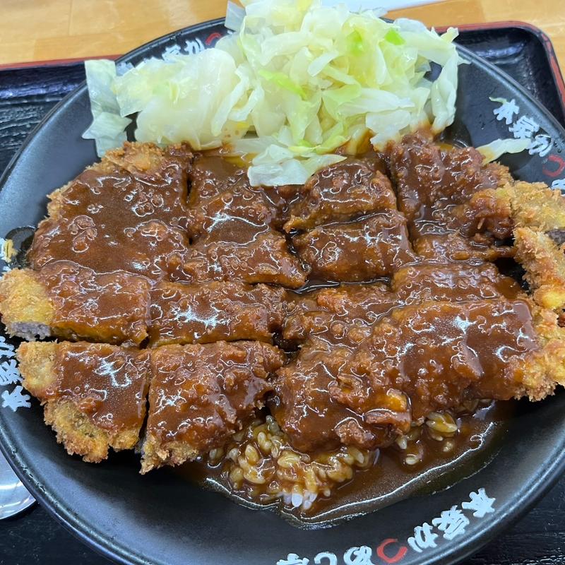 並かつめしダブル大盛　キャベツ多め(本家かつめし亭)