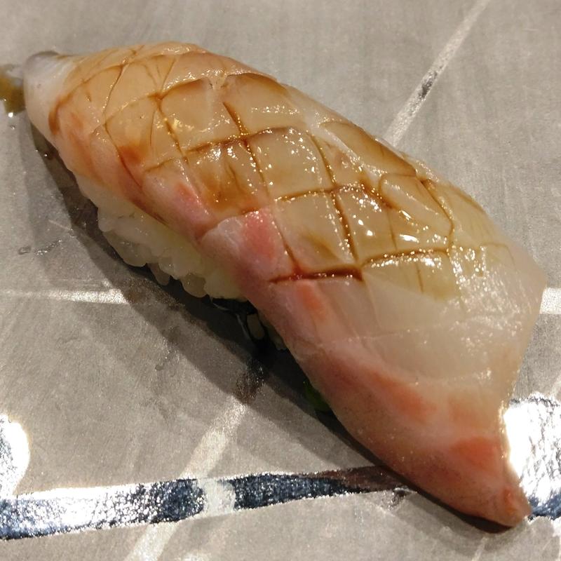 小田原の石鯛(鮨一也)